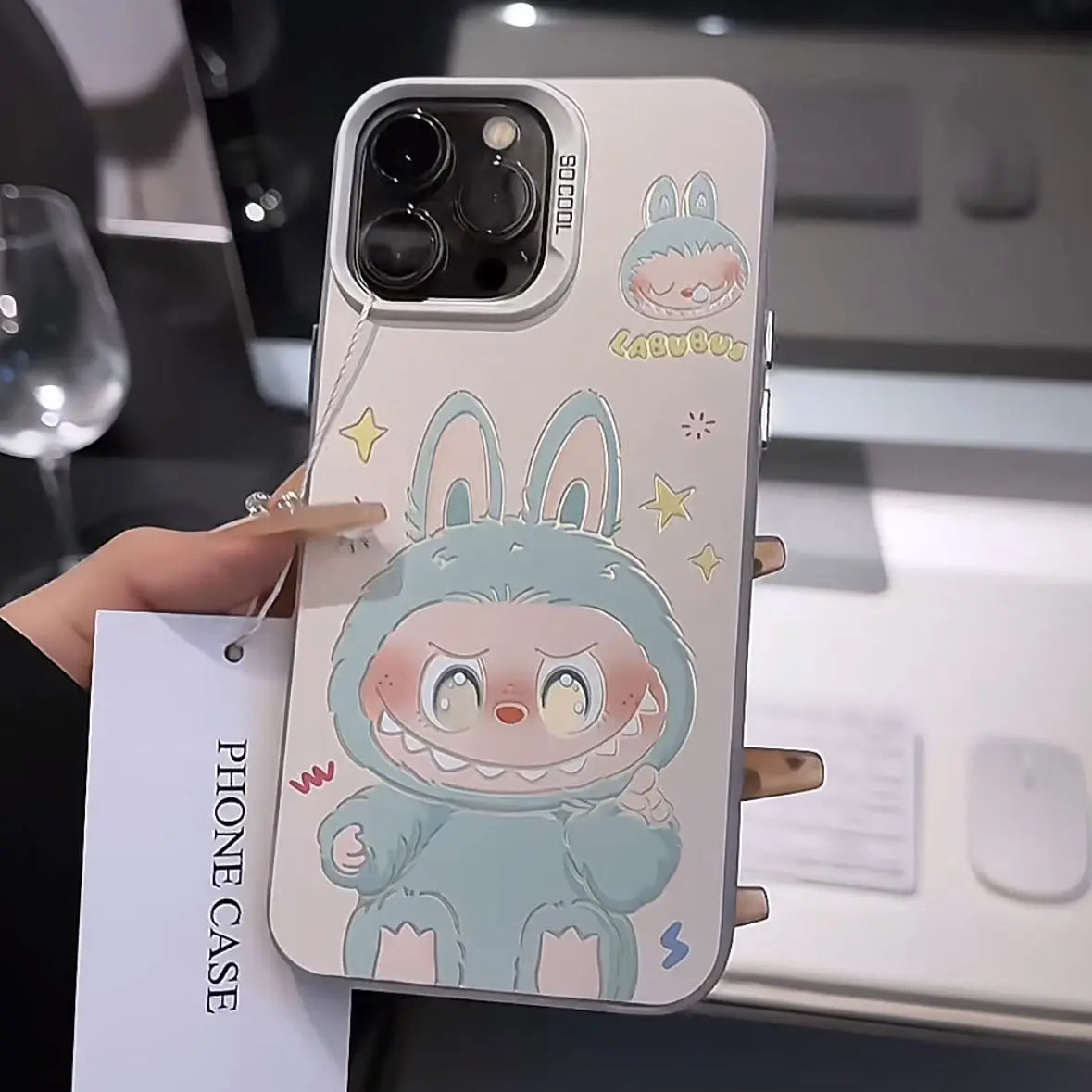 Y2K Lovely Labubu Kawaii Hot Phone Case For iPhone 16 15 14 13 12 11 Pro Max X XR XSMAX 8 7 Plus Candy Shockproof Back Cover - Caseverse