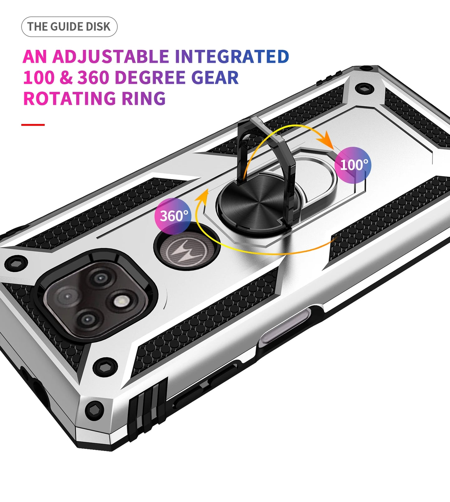 for Moto G Power Case for Phone Moto G Power 2021 Case Shockproof Armor Rugged Military Protective Car Holder Magnetic Cover