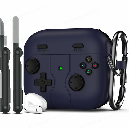 for AirPods 3rd generation charging case With cleaning kits for apple airpods airpod 3 silicone case 3D Game controller