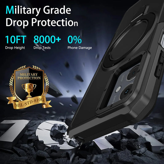 Military Grade Armor Case For Motorola Moto E14 G04S G04 G24 G54 G14 G84 G22 E13 Cover Shockproof Stand Holder Coque Shell Funda