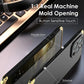 Metal Frame PC Phone Case for IPhone 13 12 14 15 Pro Max Aluminum Anti-collision Strip Silica Gel Back Cover for IPHON 15 Promax