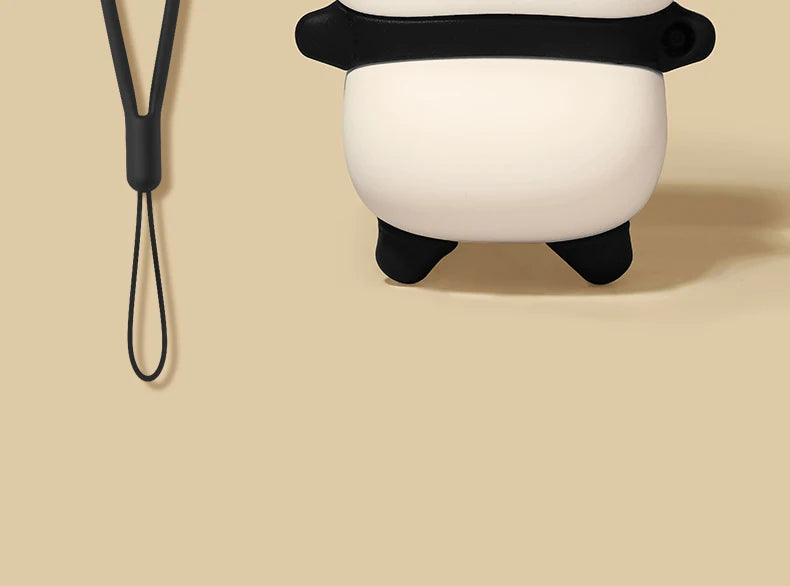 Cute Lying Panda Headphone Case For AirPods 4 (2024) Airpod Pro 1 2 3 Bluetooth Earbuds Charging Box Protective Earphone Cover