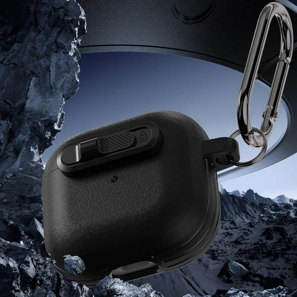 Frosted Earphone Case for Apple Airpods 4 with Cleansing Sets Wireless Headset Cover Magnetic Horizontal Lock Protective Covers