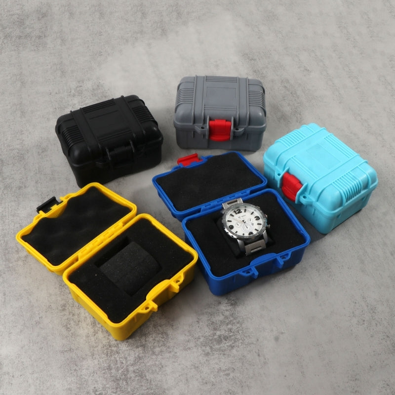 1 Slot Durable Watch Case Portable Plastic Watch Storage Box Waterproof Watch Organizer Storage Watch Case ABS Material