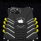 R-just Style Protection Mobile Phones Case For Iphone 15 16 14 Plus 13 12 11 Pro Max Metal Aluminum Shell Hybrid Case Cover