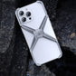 Metal Rimless Phone Case For iPhone 13 14 15 Pro Max Aluminum Removable Heat Dissipation Armor Phone Cover For IPHON 15 Promax