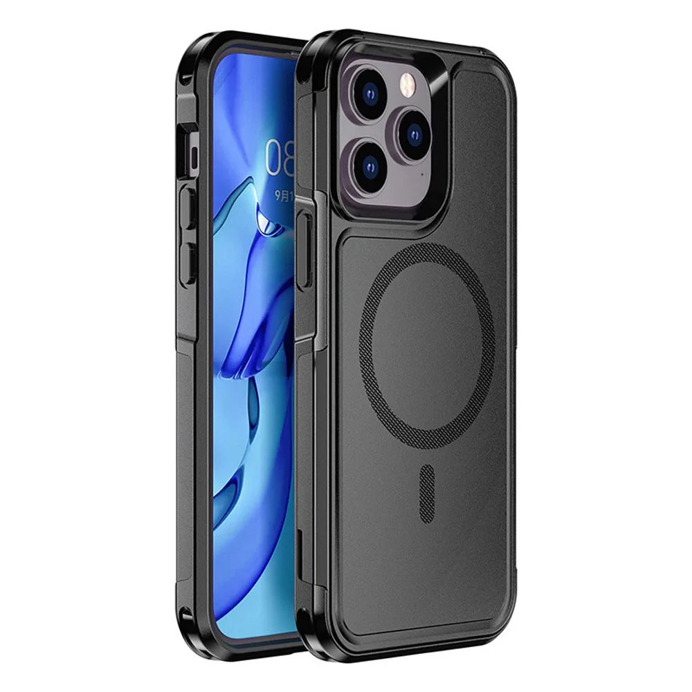 Magnetic Case for iPhone 15 14 Pro Max Plus 13 mini 12 for MagSafe Military Grade Drop Protective Tough Shockproof Case - Caseverse