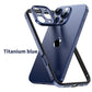 Camera Protection + Hybrid Silicone Frame Aluminum Metal Phone Case For iPhone 16 Pro Max 15 14 13 Better Heat Bumper