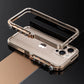New Mechanical Aluminum Alloy Frame Phone Case For iPhone 16 15 Pro Max Metal Bumper Shell for Iphone 16Promax Shockproof Cover