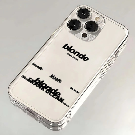 Singer Frank Blonde Oceans Hot Phone Case For iPhone 16 15 14 13 12 11 Mini Pro Max X XR XSMax 7 8 Plus SE20 Transparent Cover