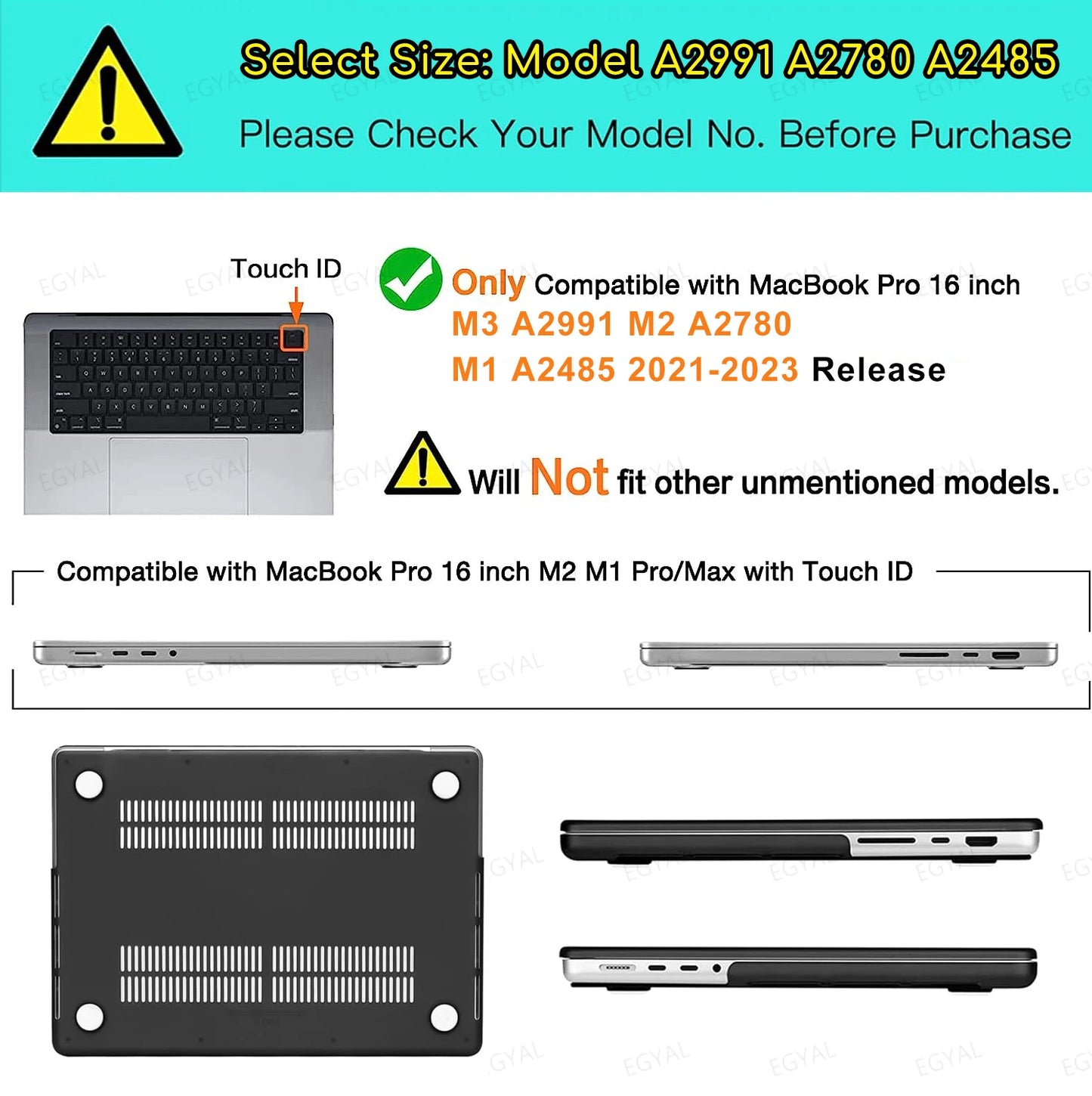 Laptop Case for Macbook Air 13 A2337 2020 A2338 M1 Chip Pro 13 2022 M2 Air 13.6 M2 for Macbook Pro 14 case M4 2023 M3 Pro 16