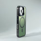 Metal Lens Kickstand Laser MagSafe Phone Case For iPhone 16 16pro max 14 15 Pro 13 12 Magnetic Wireless Charging Hard PC Cover