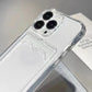 Shockproof Clear Phone Case for iPhone 15 14 13 12 11 Pro Protection Back Card Pocket Cover - Caseverse