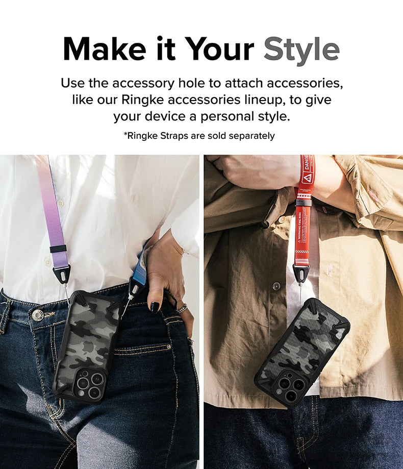 Ringke Case Compatible with iPhone 15 Pro 6.1-Inch, [Military-Grade Protection] Advanced Protection PC + TPU Bumper Phone - Caseverse