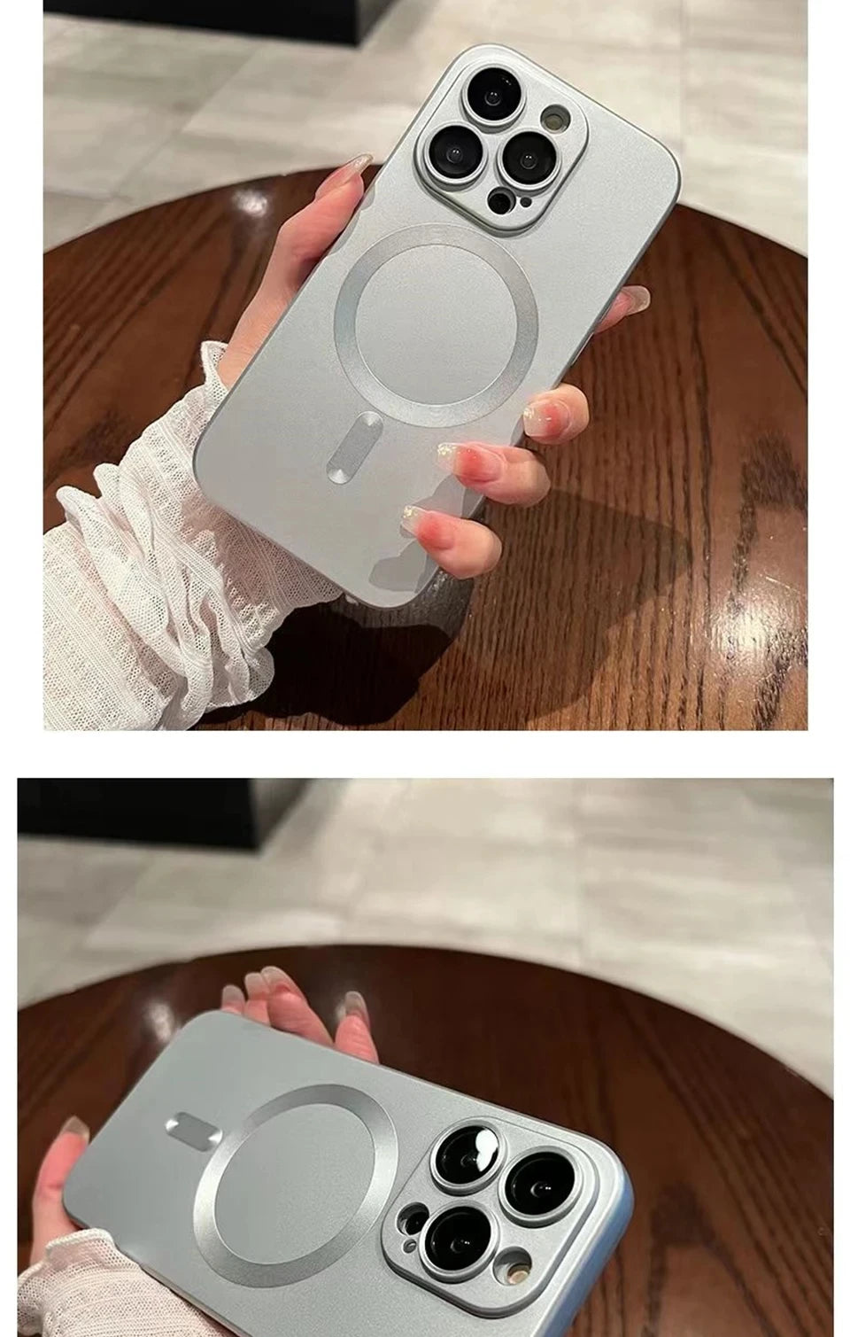 Original For Magsafe Magnetic Case For iPhone 16 13 12 11 14 15 Pro Max Matte Shockproof Cover Wireless Charge Phone Accessories - Caseverse