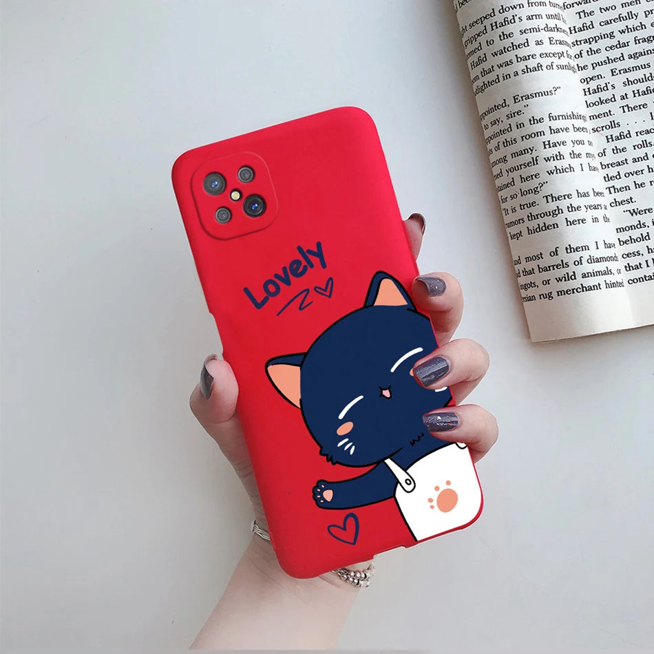 Case For OPPO Reno4 Z 5G Phone Case Cute Flower Cartoon Silicone Soft Back Fundas Cover For OPPO Reno 4Z CPH2065 Reno4Z 5G Coque - Caseverse