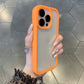 Matte Titanium gray rugged silicone case for iPhone 16 15 14 13 12 11 Pro Max thicken shockproof transparent hard phone cover - Caseverse