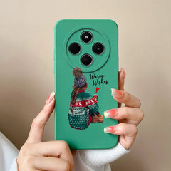 For Redmi 14C Phone Case Cartoon Astronaut Full Coverage Anti Drop Funda For Xiaomi Redmi 14 C Soft Liquid Silicone Bumper Capa