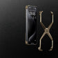 Aluminum Alloy X-shaped Metal Frame  Phone Case for IPhone 16 15 Pro Max 14 13 Military Grade Drop Protection Cover - Caseverse