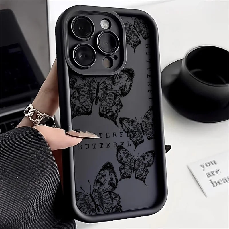 Soft Candy Liquid Silicone Phone Case For iPhone 14 15 16 Shockproof Cover