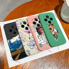For Redmi 14C Phone Case Cartoon Astronaut Full Coverage Anti Drop Funda For Xiaomi Redmi 14 C Soft Liquid Silicone Bumper Capa