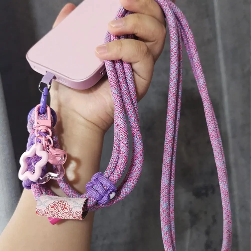 Mobile Phone Lanyard Adjustable Long Crossbody Lanyard Neck Rope Band Shoulder Anti Loss Cell Phone Accessories