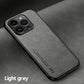 Luxury Leather Case For iPhone 15 14 13 Pro Max Cover With Metal Plate Support Car Hold For iPhone 15 14 13 Pro 11 12 case
