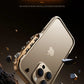 New Mechanical Aluminum Alloy Frame Phone Case For iPhone 16 15 Pro Max Metal Bumper Shell for Iphone 16Promax Shockproof Cover