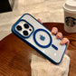 Luxury Magsafe Wireless Charge Phone Case for iPhone 16 15 14 Plus 13 12 11 Pro Max Mini Magnetic Soft Bumper Transparent Cover - Caseverse