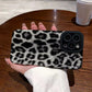 Black and white leopard print graphic phone case for iPhone 15 14 13 12 11 x XR Xs SE2 SE 8 7 plus pro Max mini Silic