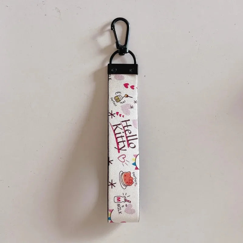 Sutiable for AirPods Pro 2 Premium Leather Earphone Cases with Leather Strap Anti-lost Anti-fall Cartoon Cute AirPods 1 2 3 Case