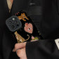 Heart Shaped Leopard Phone Cases for Iphone 11 Iphone 16 Pro Max Iphone 13 Pro Max Iphone 14 Pro Max Iphone 15 Pro Max Case