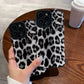 Black and white leopard print graphic phone case for iPhone 15 14 13 12 11 x XR Xs SE2 SE 8 7 plus pro Max mini Silic