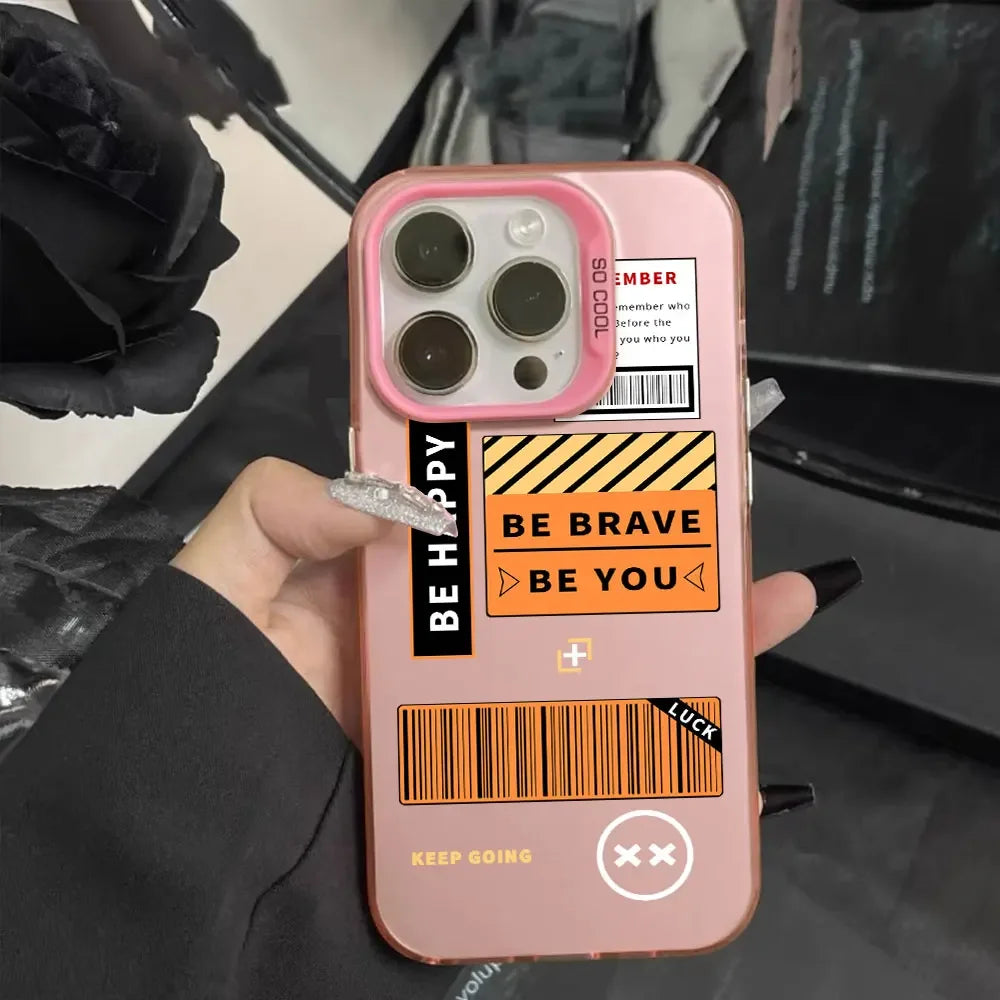 Case For Honor X6B X9B X8B X7B X7A X8A X9A X50I Label Letters Luxury Silver IMD Phone Case HonorX7B 4G X9A 5G Back Cover Fundas - Caseverse