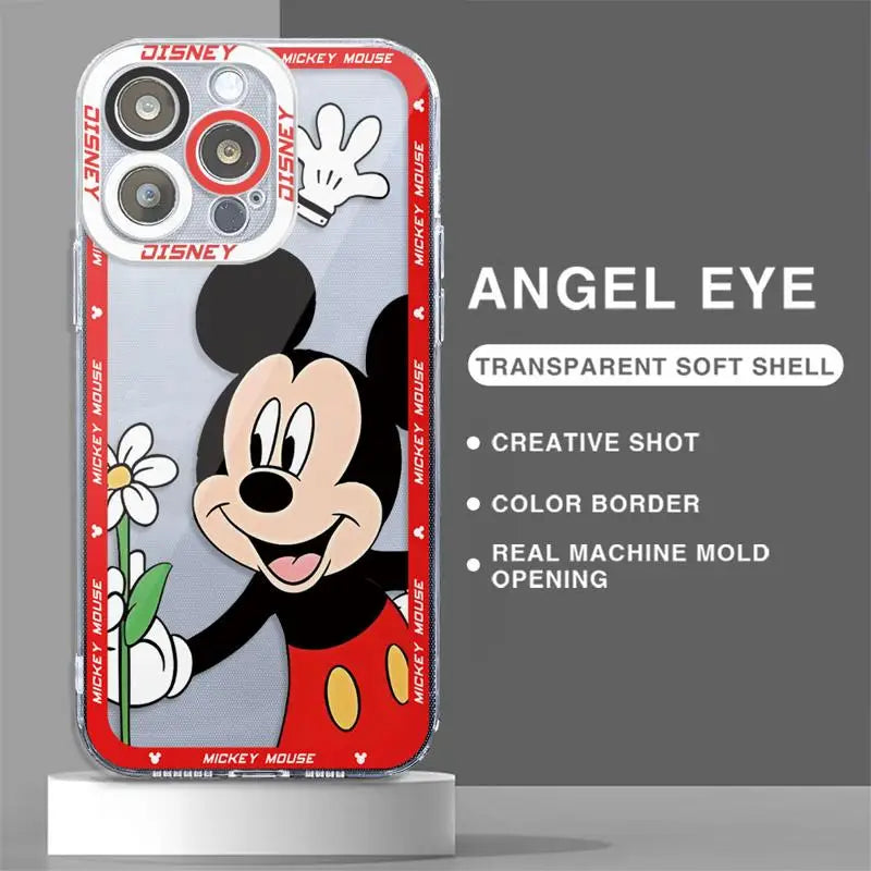 Disney Mickey Minnie Mouse- Phone Case for Motolora Moto Edge 40 5G G32 G72 G73 G71 G52 G22 Soft Cover - Caseverse