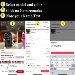 3D Gold Love Heart Personalized Custom Name Case For iPhone 16 15 14 13 12 11 Pro Max X XS XR 7 8 Plus Silicone Candy DIY Cover