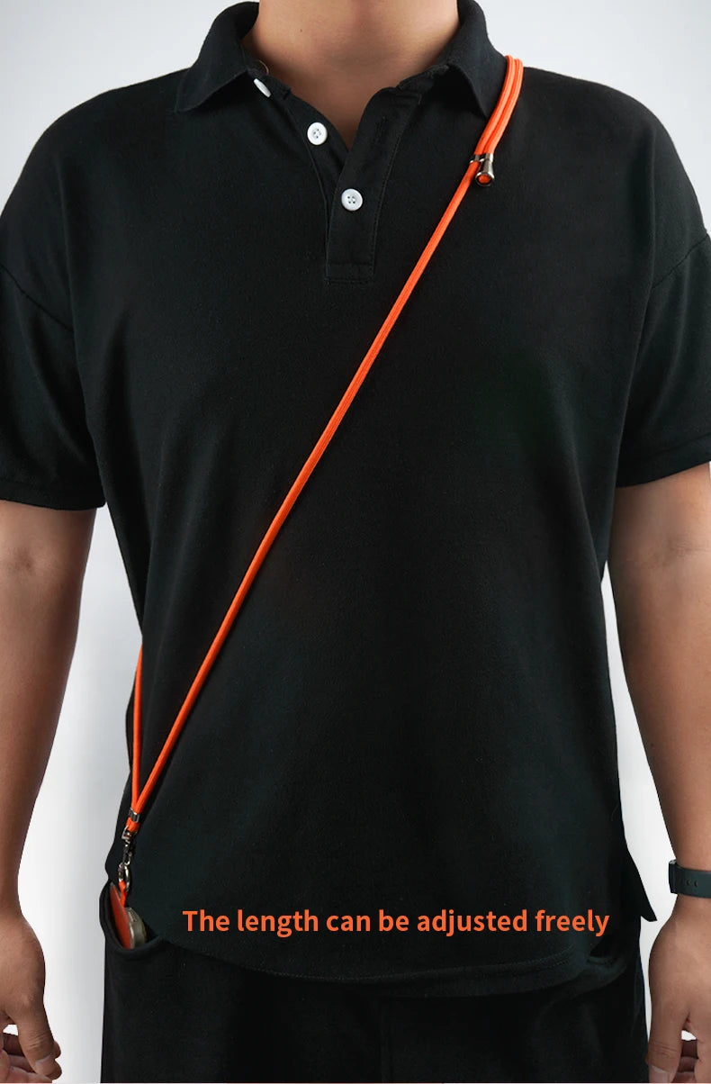 Crossbody Lanyard Necklace Strap Universal Mobile Phone Adjustment Long Hanging Rope With Clip Anti-Lost Lanyard