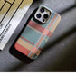 Magnetic Kevlar Carbon Fiber Pattern For iPhone 16Pro 15 Pro Max 14 13 12 Pro Plaid Personalized Phone Case For 12 13 14 Pro Max - Caseverse