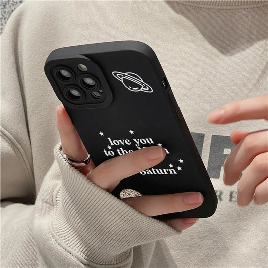 Famous Singer Taylor Lyrics Stars Moon Phone Case Cover for iPhone 15 14 13 12 11 Pro Max XR 7 Plus Case Best Gift for Fans Girl - Caseverse