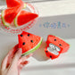 For Airpods 4 Simulation Fruit 3D Watermelon Cute Earpods Case for Airpods 1 2 3 Pro 2 Wireless Earphone Cover Charging Box