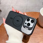 Magnetic metal bracket phone case suitable for iPhone 16 15 14 13 Pro Max lens large window protective cover