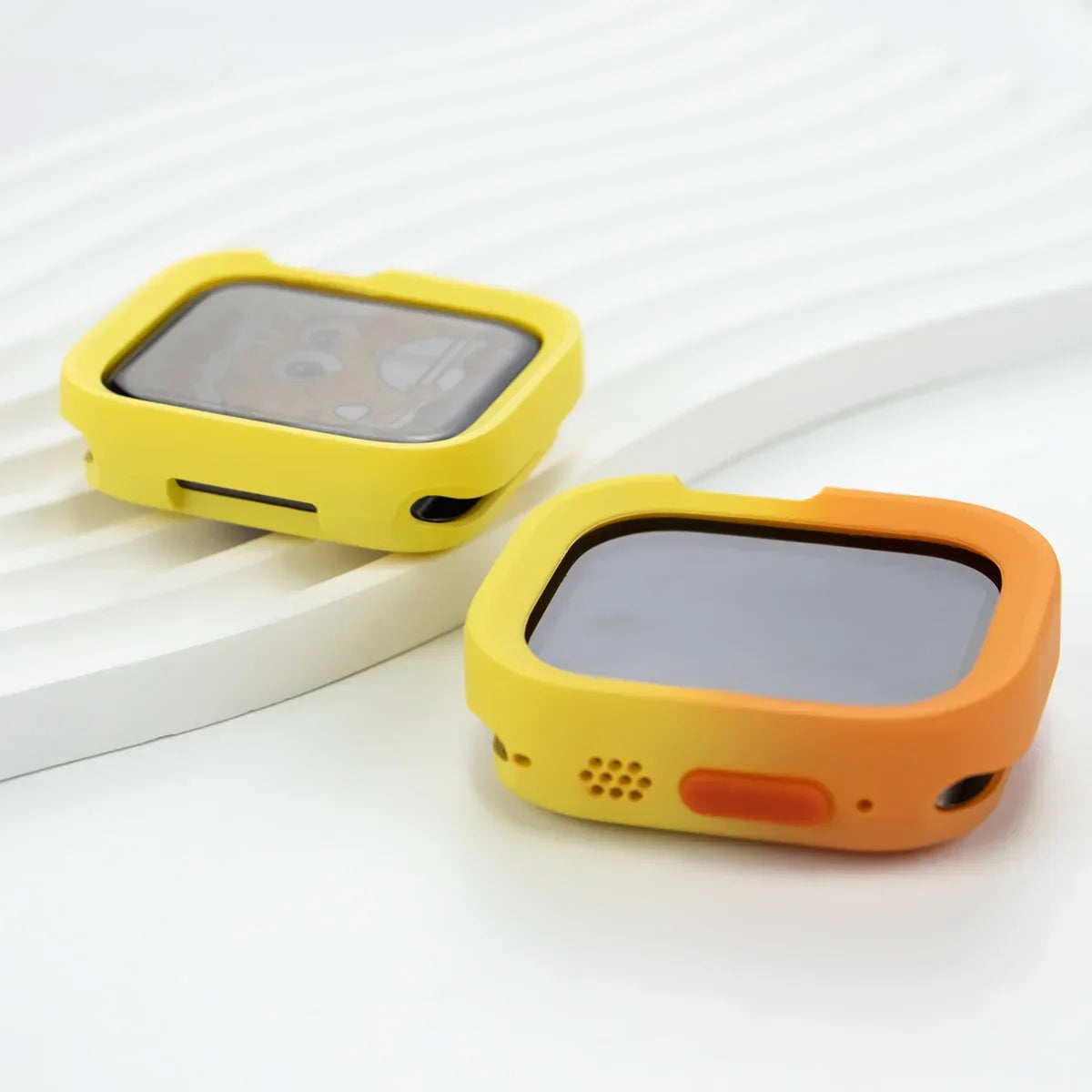 Candy Soft Silicone Case for Apple Watch Cover 46mm 42mm 49 45 41mm Protection For Iwatch Ultra 3 Series 11 10 9 8 7 6 Se Armor