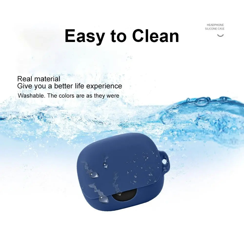 Anti-drop Earbuds Protective Case Washable Dustproof Wireless Earphone Shell Silicone for Anker Soundcore AeroFit Pro