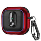 Armor locking clasp Earphone Cover For AirPods 4 3 2Pro With Plated Purple Strips With Magnetic Attraction Protective Case