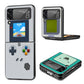 Gameboy Boy Game Phone Case for Samsung Galaxy Z Flip6 5G Flip4 Flip5 Flip3 Black Cover Z Flip 6 5 4 3 PC Shell Coque Galaxy Z F - Caseverse