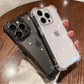 Luxury Transparent Silicone Phone Case For iPhone 16 15 14 13 12 11 Pro Max 16E XR X XS 7 8 14 15 Plus SE2 Shockproof Soft Cover - Caseverse