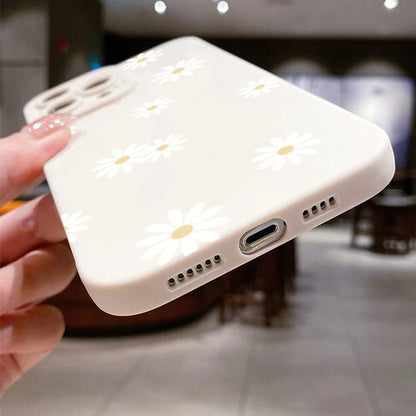 Daisy Graphic Printed Phone Case For iPhone 13 11 12 14 15 16 Pro Max Plus 16E XR 8 7 Plus SE 2022 X XS Max Soft Matte Cover