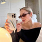 Lipstick Make-up Soft Silicone Phone Case for IPhone 16 14 15 Pro Max X Xs XR 11 13 12 Portable Lip Gloss Cover - Caseverse