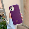 Personalized Phone Case with Card Holder Custom Initials Protective Cover iPhone16Promax 11 12 13 14 15Pro Max XS XR Mini - Caseverse