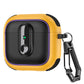 Armor locking clasp Earphone Cover For AirPods 4 3 2Pro With Plated Purple Strips With Magnetic Attraction Protective Case